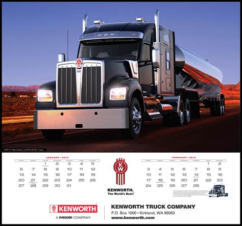 Big Truck Calendar Ally Moselle