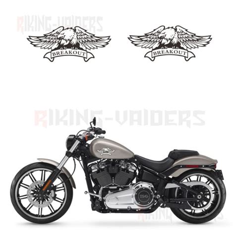 Custom Eagle Logo Stickers Fuel Tank Decals Vinyl Sticker For Harley