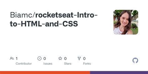 Github Biamc Rocketseat Intro To Html And Css