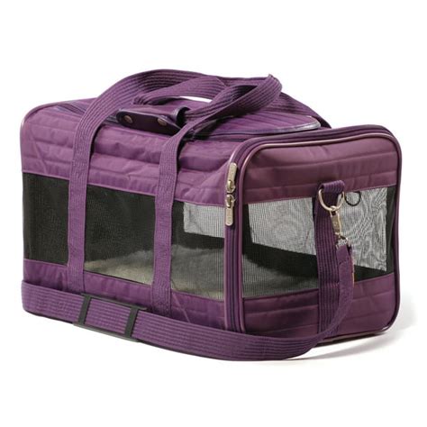 Sherpa Original Deluxe Airline Approved Pet Carrier, Purple, Medium ...