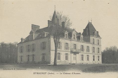 Étrechet - Étrechet (Indre). – Le château d'Auzans.. - Carte postale ...