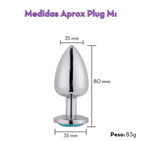 Plug anal de aço joia MLPA M Meame Love