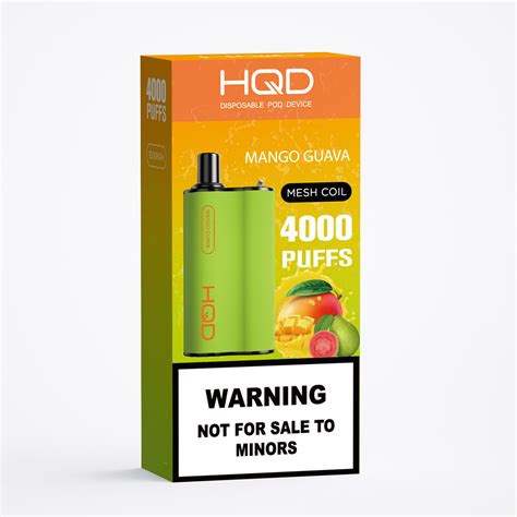 Hqd Box Disposable Vape 4000 Puffs Mango Guava Hqd Vape Shops