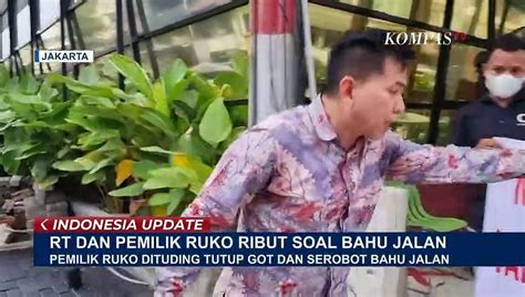 Ribut Ribut Katua Rt Tuding Pemilik Ruko Yang Diduga Serobot Bahu