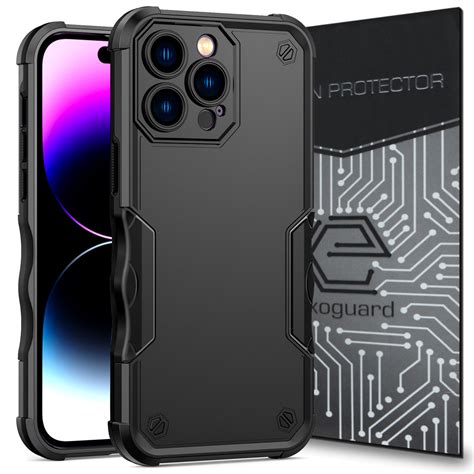 Etui Exoguard Dual Szkło Apple Iphone 14 Pro Pancerne Case