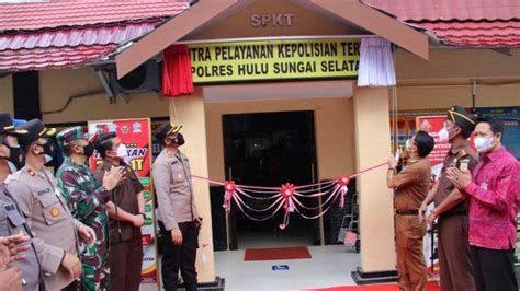 Wujudkan Komitmen Pelayanan Prima Polres Hss Launcing Ruang Sentra