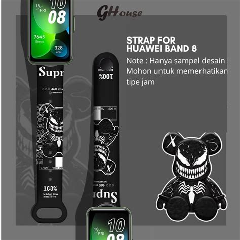 Jual Strap Huawei Band Motif Silikon Tali Pengganti Huawei Band