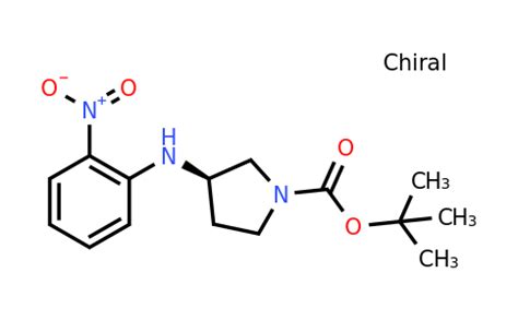 CAS 1000370 76 2 R Tert Butyl 3 2 Nitrophenyl Amino Pyrrolidine 1