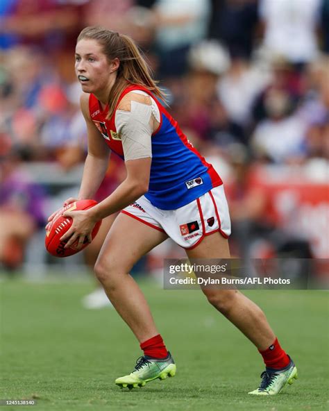 Olivia Purcell Of The Demons Looks On During The 2022 Aflw Season 7