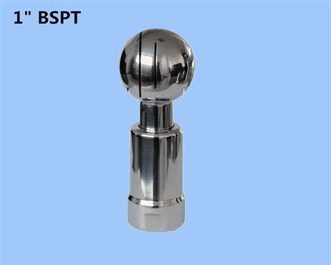 1 Stainless Steel 304 Rotating Tank Cleaning Ball Thread Rotary Nozzle