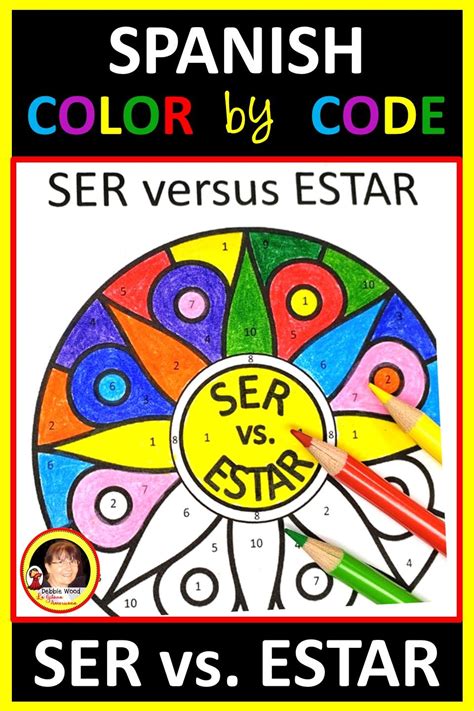 Need Something Fun For Ser Vs Estar Check Out This Color By Code