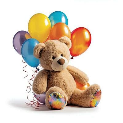 Bear With Balloons Stock Photos, Images and Backgrounds for Free Download