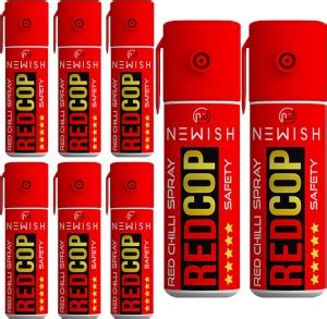 NEWISH Powerful Red Chilli Pepper Spray Self Defence For Women Pack Of