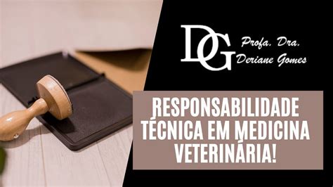 085 Responsabilidade Técnica em Medicina Veterinária YouTube