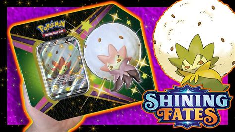 Pokemon Shining Fates Eldegoss V Tin Opening Pokemon Tcg Youtube