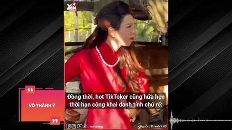 Cuối cùng thì Hot Tiktoker VÕ THÀNH Ý cũng chịu công khai mặt chồng mới