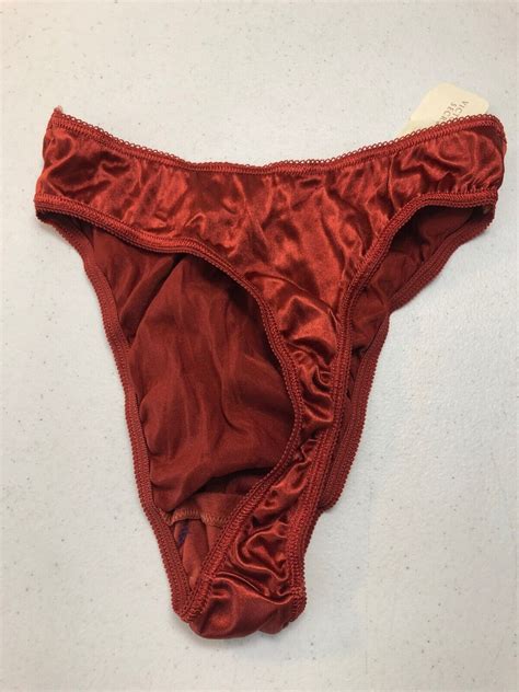 Nwt Victorias Secret Vintage Second Skin Satin Hipst… Gem