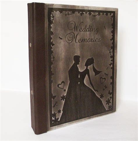 Personalized Wedding Album Long Size Wooden Photo By Artpoint