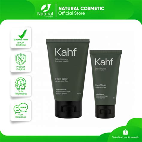 Jual Kahf Oil And Acne Care Face Wash 100 Ml Shopee Indonesia