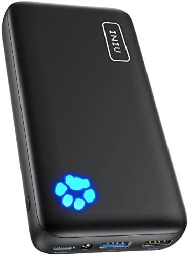 INIU Power Bank 20000mAh Portable Charger USB C In Out 22 5W PD3 0