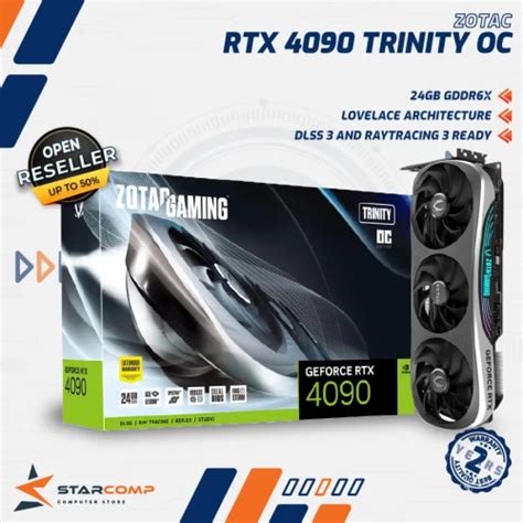 Starcomp Zotac Gaming Geforce Rtx 4090 Trinity Oc 24gb Gddr6x