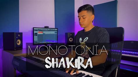 Monoton A Shakira Feat Ozuna Piano Cover Eliab Sandoval Youtube