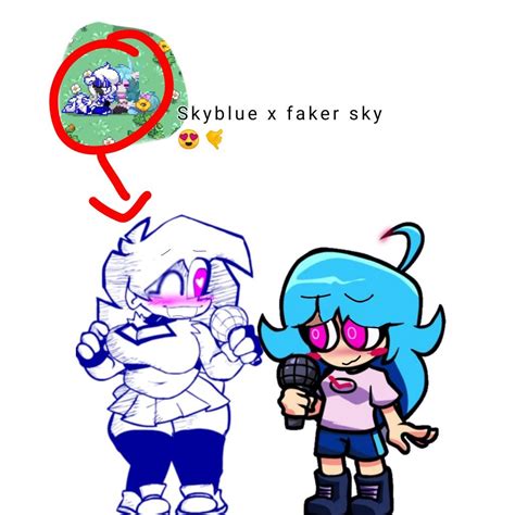 Skyblue X Faker Sky 😍🤙 In 2022 Fight Night Funkin Friday Night