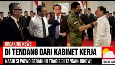 Cek Fakta Jokowi Depak Prabowo Subianto Dari Kabinet Kerja