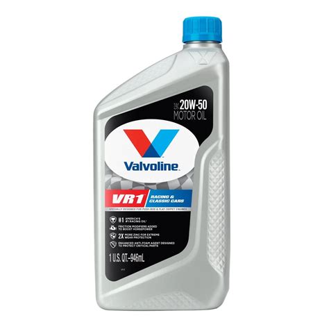 Valvoline Vr Racing Engine Oil Zinc Conventional W Quart