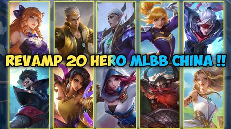 REVAMP 20 HERO MLBB CHINA TAMPILAN FANNY REVAMP 决胜巅峰 MOBILE