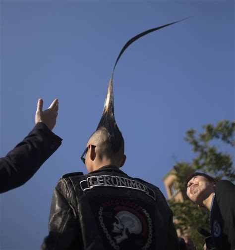 Worlds Tallest Mohawk Photo Guinness World Records Japanese