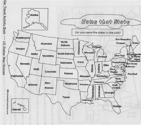 United States Map Quiz Answer Key United States Map