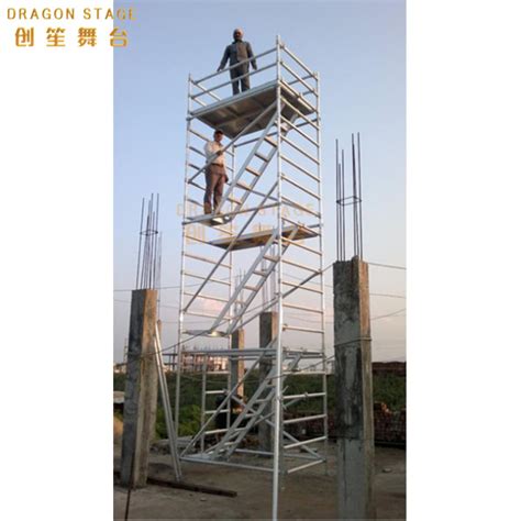 Dragonstage Aluminum Portable Mobile Scaffolding Platform Scaffolding