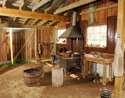 Blacksmith Shop Interior - Encyclopedia of Arkansas