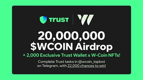 WCOIN PRE LISTING AIRDROP WITH TRUSTWALLET YouTube