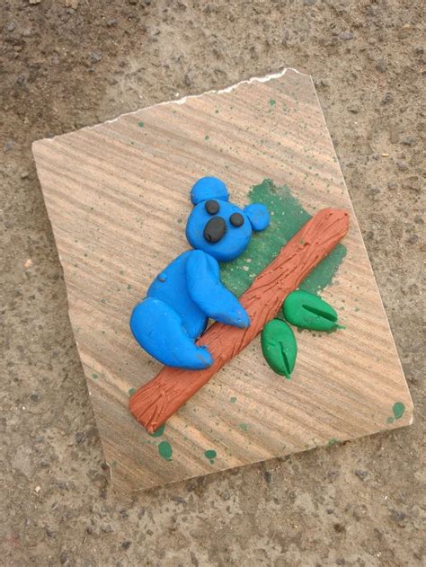 Blue Panda Clay Art Cute Clay Art Diy Crafts Crafts