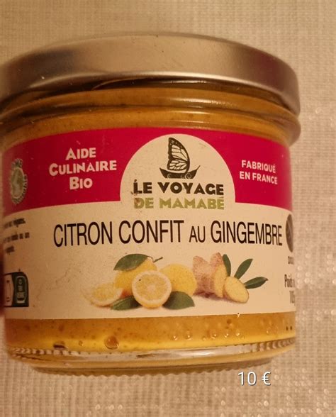 Citron Confit Au Gingembre Misimba Of Humanity