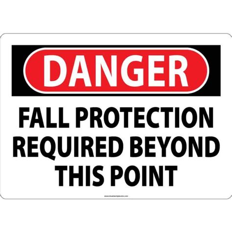 Fall Prevention Signs - Visual Workplace, Inc.