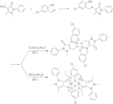 Synthesis Scheme Of Cu Ii Complex And Ni Ii Complex Download Scientific Diagram