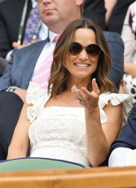 Pippa Middleton Anna Mason Dress At Wimbledon Popsugar Fashion