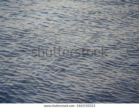 Blue River Water Surface Nature Texture Stock Photo 1665150313