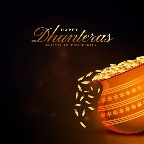 Free Vector Elegant Happy Dhanteras Cultural Background For Goddess