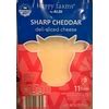 Calories In Sharp Cheddar Deli Sliced Cheese From Happy Farms