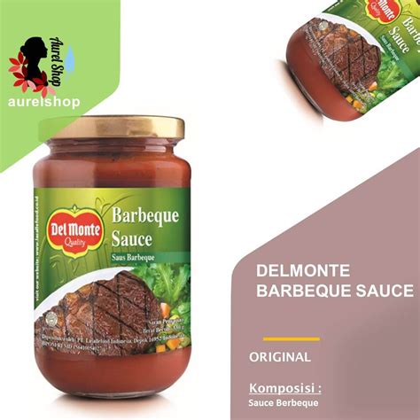 Jual Del Monte Delmonte Saus Bbq Sauce Barbeque Kemasan Botol Gram