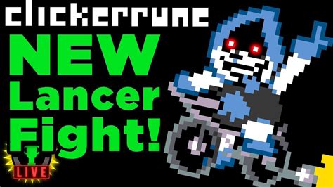 Fighting Lancer On Hard Mode Clickerrune Deltarune Fan Games Youtube