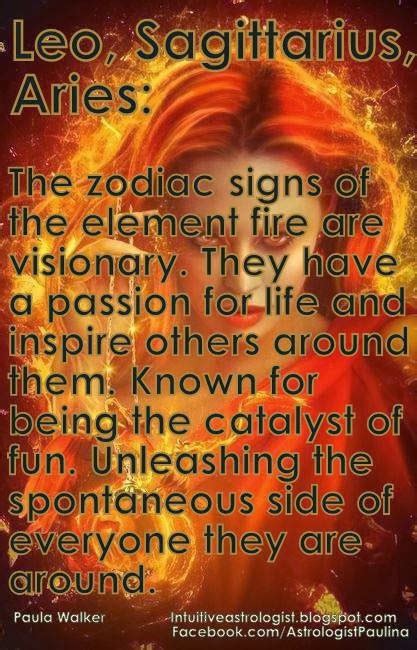 Astrolina Leo Sagittarius Aries Fire Signs