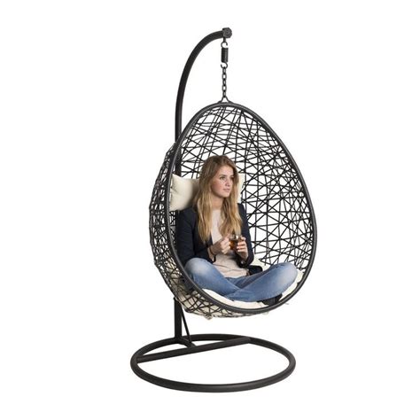 Hangstoel Swing Zwart X X Cm Hangstoel Bubbel Stoel