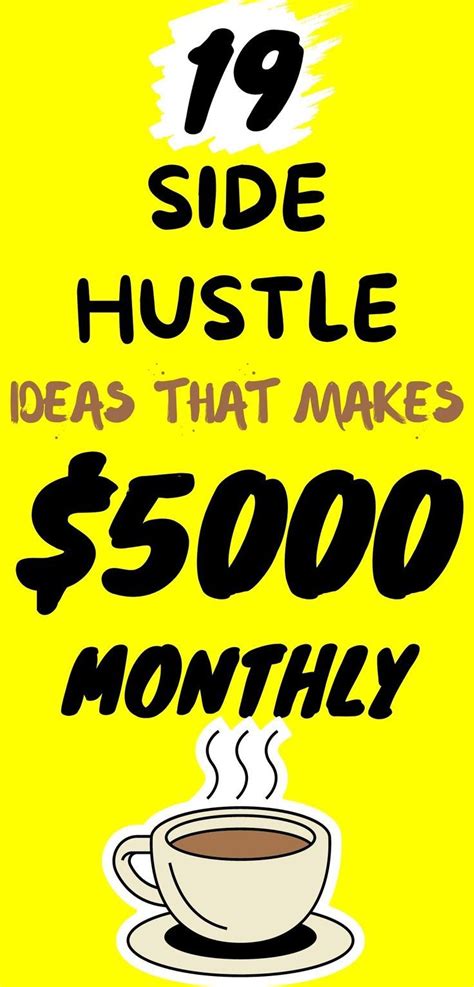 19 High Paying Side Hustles That Make 5k A Month In 2023 Online Jobs Social Media Jobs Earn