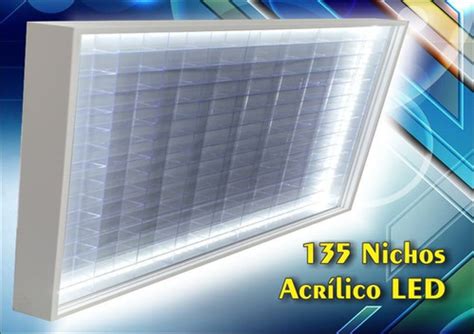 Estante Expositor Nichos Acr Lico Led Cole O Miniaturas Hot Art Curitiba
