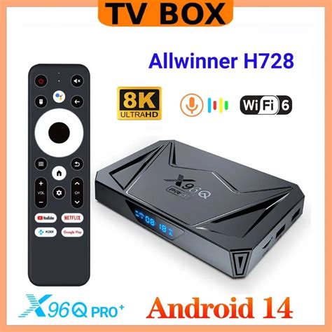 ТВ-приставка X96Q PRO + Allwinner H728 на Android 14, 4 ядра, 8K, 24 ...